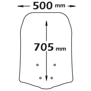 Parabrisas protección media yamaha tricity 125-155 Â· 2